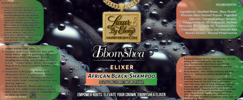 Luxur-E by Ebony EbonyShea African Black Shampoo